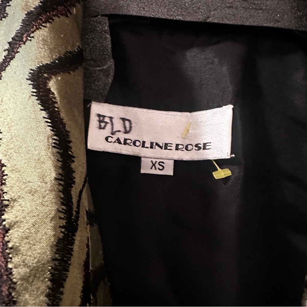 Caroline Rose silk leopard print jacket XS - Picture 3 of 4
